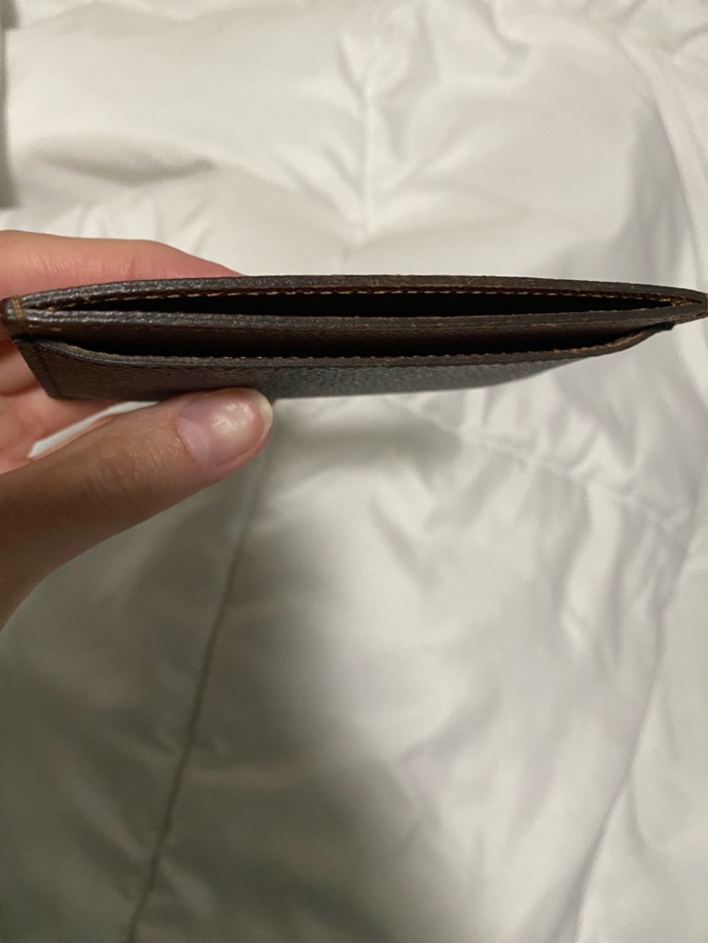 Louis Vuitton Monogram Card Slot Holder in Brown and Tan - Picture 3 of 3